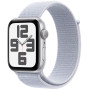 Smartwatch Apple Watch SE 2 gen MXEE3ET/A - 40mm, GPS, srebrne aluminium z opaską sportową w kolorze błękitnego obłoku