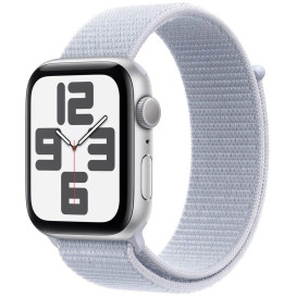 Smartwatch Apple Watch SE 2 gen MXEE3ET/A - 40mm, GPS, srebrne aluminium z opaską sportową w kolorze błękitnego obłoku