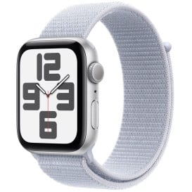 Smartwatch Apple Watch SE 2 gen MXGR3ET/A - 44mm, GPS + Cellular, srebrne aluminium z opaską sportową w kol. błękitnego obłoku
