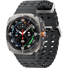 Smartwatch Samsung Galaxy Watch Ultra SM-L705FZTAEUE - 47 mm, LTE, Srebrny tytan, Marine Band ciemnoszary, S/M/L