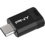 Pendrive PNY Elite-X Fit USB-C 3.2 256GB P-FDI256EXFITC-GE - do 200MB|s odczyt, do 100MB/s zapis, Czarny