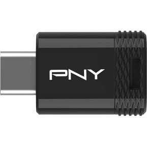 Pendrive PNY Elite-X Fit USB-C 3.2 64GB P-FDI64GEXFITC-GE - do 200MB|s odczyt, do 100MB/s zapis, Czarny