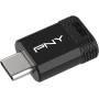 Pendrive PNY Elite-X Fit USB-C 3.2 64GB P-FDI64GEXFITC-GE - do 200MB|s odczyt, do 100MB/s zapis, Czarny