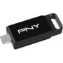 Pendrive PNY Elite USB-C 3.2 256GB P-FD256ELC-GE - Czarny