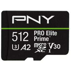Karta pamięci PNY PRO Elite Prime 512GB P-SDU512V32200PEP-GE - Adapter SD, UHS-I, Class 10, U3, V30