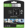 Karta pamięci PNY PRO Elite Prime 512GB P-SDU512V32200PEP-GE - Adapter SD, UHS-I, Class 10, U3, V30