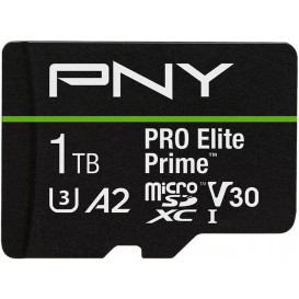 Karta pamięci PNY PRO Elite Prime 1TB P-SDU1TBV32200PEP-GE - Adapter SD, UHS-I, Class 10, U3, V30