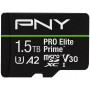 Karta pamięci PNY PRO Elite Prime 1,5TB P-SDU1T5V32200PEP-GE - Adapter SD, UHS-I, Class 10, U3, V30