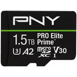 Karta pamięci PNY PRO Elite Prime 1,5TB P-SDU1T5V32200PEP-GE - Adapter SD, UHS-I, Class 10, U3, V30