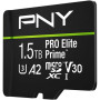 Karta pamięci PNY PRO Elite Prime 1,5TB P-SDU1T5V32200PEP-GE - Adapter SD, UHS-I, Class 10, U3, V30