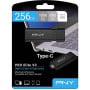 Pendrive PNY PRO Elite V3 USB-C 3.2 Gen 2 256GB P-FD256PROV3C-GE - odczyt do 1000MB|s, zapis do 800MB|s, Czarny