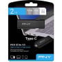 Pendrive PNY PRO Elite V3 USB-C 3.2 Gen 2 2TB P-FD2TBPROV3C-GE - odczyt do 1000MB|s, zapis do 800MB|s, Czarny
