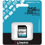 Karta pamięci Kingston SD 256GB Canvas Go Plus SDG4/256GB - 200|160MB|s, Class 10, UHS-I, U3, V30