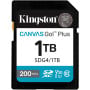 Karta pamięci Kingston SD 1TB Canvas Go Plus SDG4/1TB - 200|160MB|s, Class 10, UHS-I, U3, V30