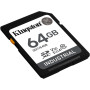 Karta pamięci Kingston SD 64GB Industrial SDIT/64GB - 100|80MB|s, Class 10, UHS-I, U3, V30, A1, Czarna