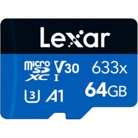 Karta pamięci Lexar microSDXC 64 GB High-Performance 633x LMS0633064G-BNNNG - C10, A1, V30, U3