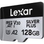 Karta pamięci Lexar microSDXC 128 GB Professional SILVER PLUS LSDSIPL128G-BNNNG - 205|150MB|s, UHS-I, C10, A2, V30, U3