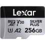Karta pamięci Lexar microSDXC 256 GB Professional SILVER PLUS LMSSIPL256G-BNANG - 205|150MB|s, UHS-I, C10, A2, V30, U3