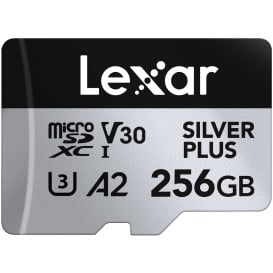 Karta pamięci Lexar microSDXC 256 GB Professional SILVER PLUS LMSSIPL256G-BNANG - 205|150MB|s, UHS-I, C10, A2, V30, U3
