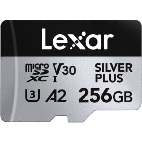 Karta pamięci Lexar microSDXC 256 GB Professional SILVER PLUS LMSSIPL256G-BNANG - 205|150MB|s, UHS-I, C10, A2, V30, U3