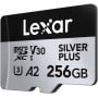 Karta pamięci Lexar microSDXC 256 GB Professional SILVER PLUS LMSSIPL256G-BNANG - 205|150MB|s, UHS-I, C10, A2, V30, U3