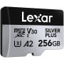 Karta pamięci Lexar microSDXC 256 GB Professional SILVER PLUS LMSSIPL256G-BNANG - 205|150MB|s, UHS-I, C10, A2, V30, U3