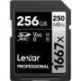 Karta pamięci Lexar SDXC 256 GB Professional 1667x LSD256CB1667 - UHS-I, 250MB|s|120MB|s, C10, V60, U3