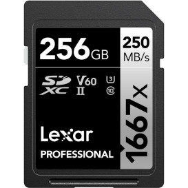 Karta pamięci Lexar SDXC 256 GB Professional 1667x LSD256CB1667 - UHS-I, 250MB|s|120MB|s, C10, V60, U3
