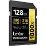 Karta pamięci Lexar SDXC 2x 128 GB Professional 1800x LSD1800128G-B2NNG - UHS-II, 280MB|s|210MB|s, C10, V60, U3