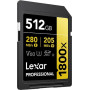 Karta pamięci Lexar SDXC 256 GB Professional 1800x LSD1800512G-BNNNG - UHS-II, 280MB|s|205MB|s, C10, V60, U3