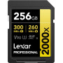Karta pamięci Lexar SDXC 256 GB Professional 2000x LSD2000256G-BNNNG - UHS-II, 300MB|s|260MB|s, C10, V90, U3