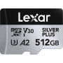 Karta pamięci Lexar microSDXC 512 GB Professional SILVER PLUS LMSSIPL512G-BNANG - 205|150MB|s, UHS-I, C10, A2, V30, U3