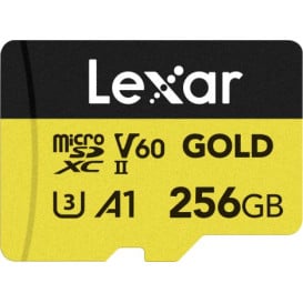 Karta pamięci Lexar microSDXC 256 GB Professional Gold LMSGOLD256G-BNNNG - 280|180MB|s, UHS-II, C10, A1, V60, U3