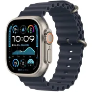 Smartwatch Apple Watch Ultra 2 MX4D3WB/A - 49 mm GPS + Cellula naturalny tytan z paskiem Ocean w kolorze granatu