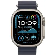 Smartwatch Apple Watch Ultra 2 MX4D3WB/A - 49 mm GPS + Cellula naturalny tytan z paskiem Ocean w kolorze granatu