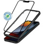 Szkło hartowane Crong Anti-Bacterial 3D Armour Glass CRG-AB3DAG-IP13P - do iPhone 16e|iPhone 14|iPhone 13|iPhone 13 Pro