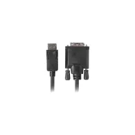 Kabel Lanberg DisplayPort 1.2 do DVI-D CA-DPDV-10CU-0018-BK, 1,8 m, Czarny | Sklep ITnes.pl, IT for BUSINESS