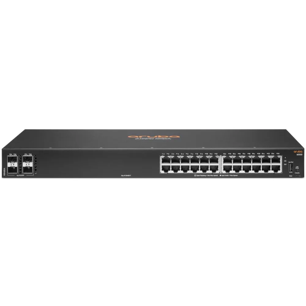 Switch zarządzalny HPE Aruba 6000 R8N88A, 24x 100|1000Mbps RJ45, 4x 1000Mbps SFP | Sklep ITnes.pl, IT for BUSINESS