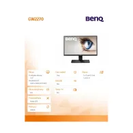 Monitor Benq GW2270 9H.LE5LA.TPE, 21,5", 1920x1080 (FHD), AMVA+, 5 ms, Czarny | Sklep ITnes.pl, IT for BUSINESS