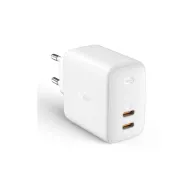 Ładowarka sieciowa AUKEY Omnia 65W PA-B4 WHITE - 2x USB-C, Power Delivery 3.0 65W 6A, Biała