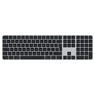 Klawiatura bezprzewodowa Apple Magic Keyboard z Touch ID MMMR3B/A - UK, Czarna, Srebrna