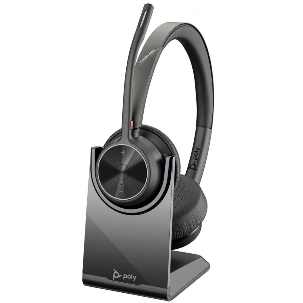 Słuchawki bezprzewodowe nauszne Poly Voyager 4320 UC USB-A LS Headset 218476-01 - Czarne | Sklep ITnes.pl - IT for BUSINESS