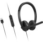 Zestaw słuchawkowy Lenovo USB-A Wired Stereo Headset Gen 2 4XD1P83425 - Czarny