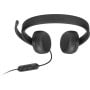 Zestaw słuchawkowy Lenovo USB-A Wired Stereo Headset Gen 2 4XD1P83425 - Czarny