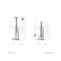 Zestaw montażowy videobar i multimedia kit Neomounts by Newstar do FL55-875BL1 i WL55-875BL1 AFL-875WH1 - Biały