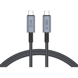 Kabel Tech-Protect USB-C 4.0 5906302308989 - USB-C 4.0 8K|60Hz, 240W PD TB4, 40Gbps, 1m, Czarno-szary