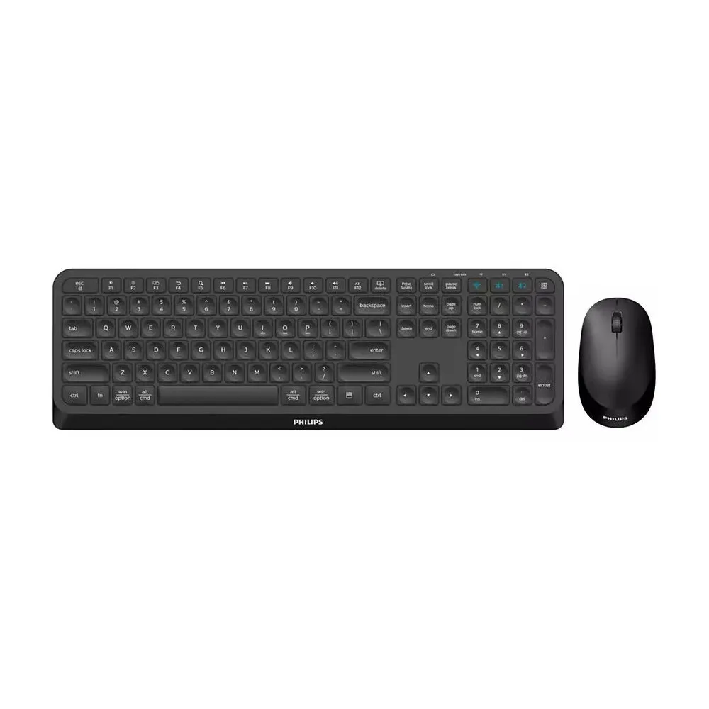 Zestaw bezprzewodowy klawiatury i myszy Philips SPT6407B/00 - Czarny | Sklep ITnes.pl - IT for BUSINESS