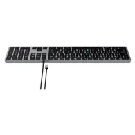 Klawiatura przewodowa Satechi Slim W3 Wired ST-UCSW3M - USB-C, Szara