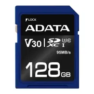 Karta pamięci ADATA Premier Pro SDXC 128GB ASDX128GUI3V30S-R - Niebieska, Czarna | Sklep ITnes.pl - IT for BUSINESS