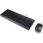 Zestaw klawiatury i myszy Lenovo Essential Wired Combo 4X31R64439 - US Euro 103P, Czarny